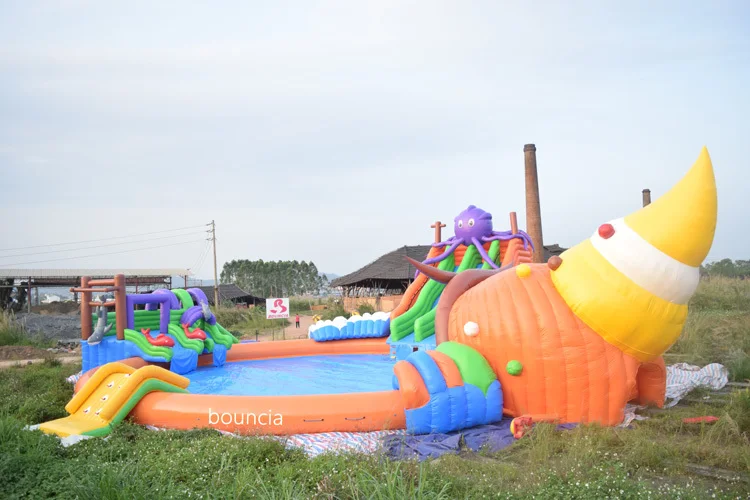 inflatable ground water park