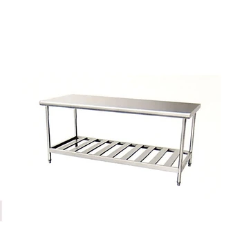 Double Decker Dining Table Kitchen Food Preparation Workbench