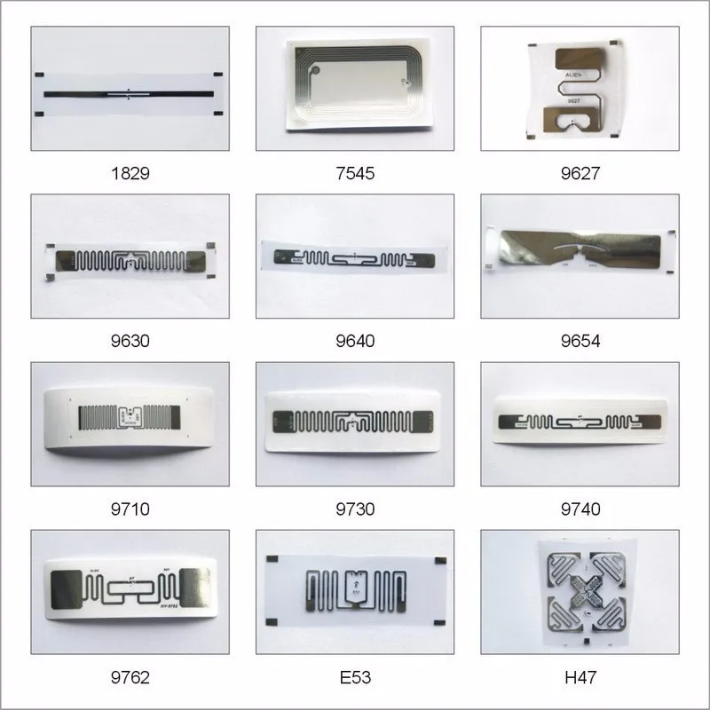 Long reading range ISO18000 6C Alien H3 9654 UHF RFID Windshield Tag