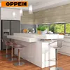 OPPEIN professional cabinets maker italian designer elegant island design kitchen cabient