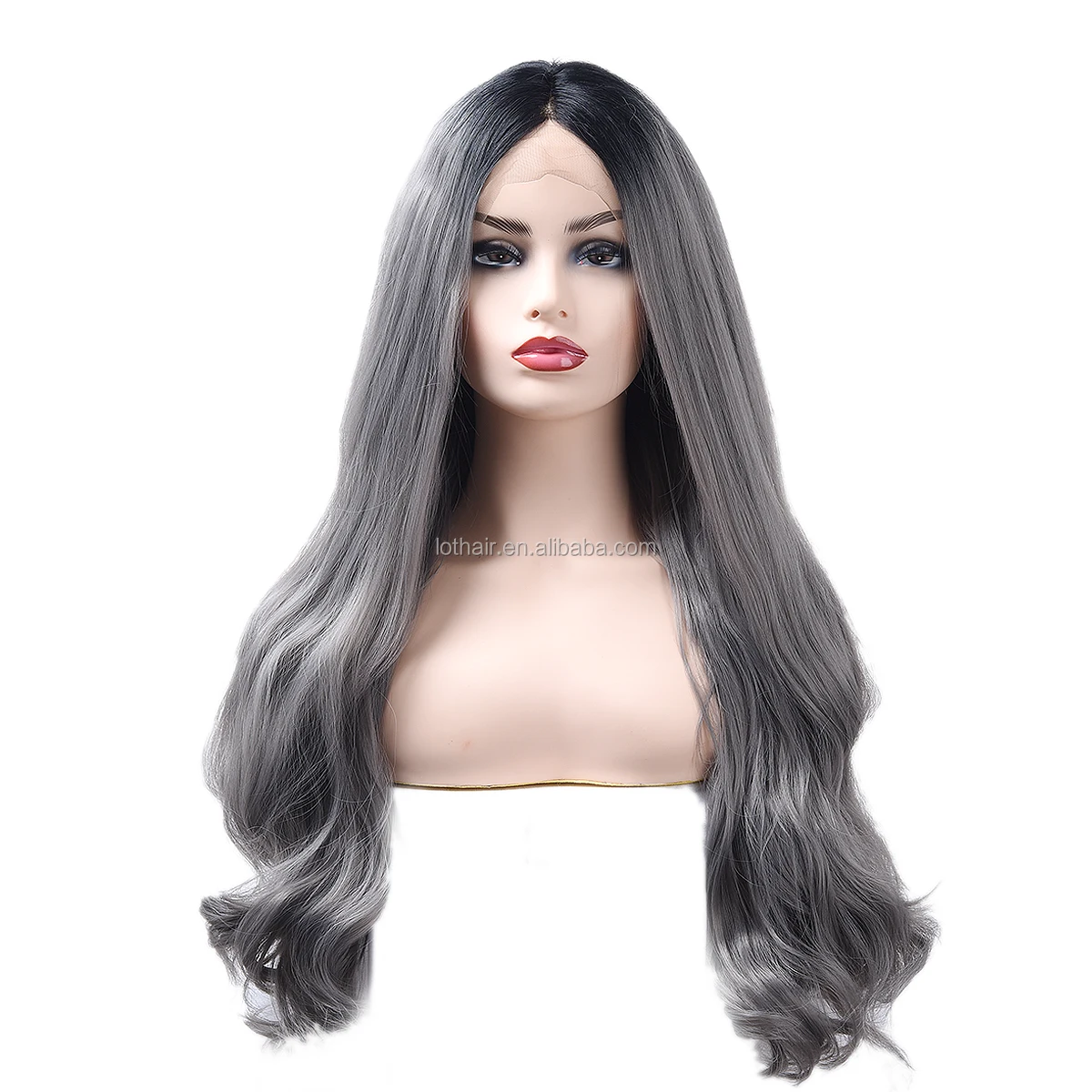 

Cheaper beauty popular style synthetic lace front wigs ear to ear lace frontal