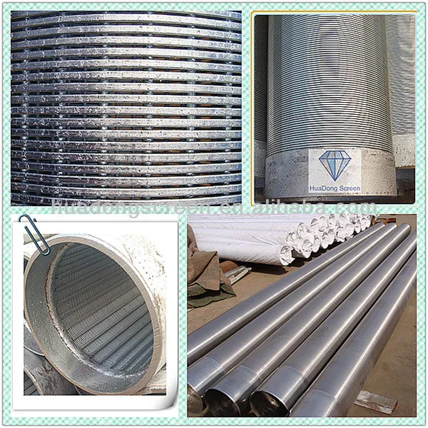 product-600-600 Johnson wedge wire stainless steel 316l perforated screen pipe