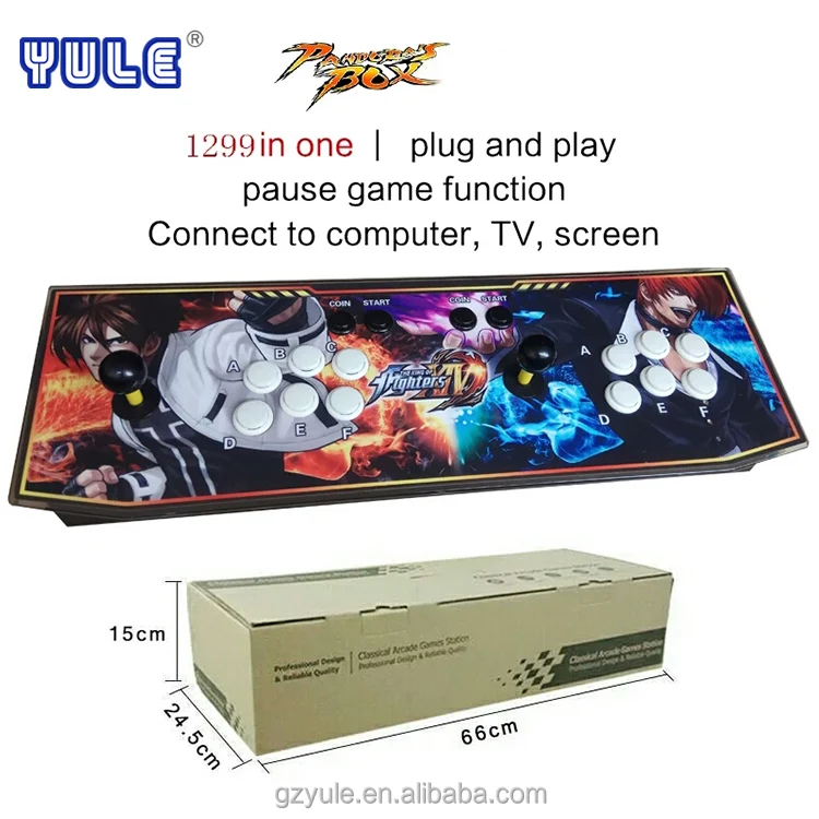

Factory price1299 / 999 / 960 in 1 joysticks buttons electrical console Pandora game box 5 / 5s 1299, As picture