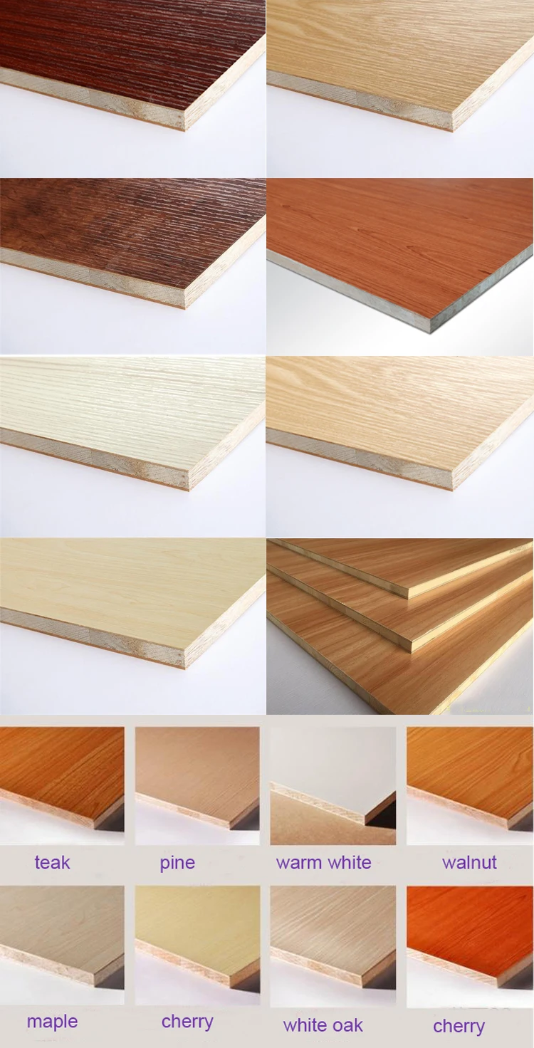 Poplar core 18mm laminated wood block board  for sale
