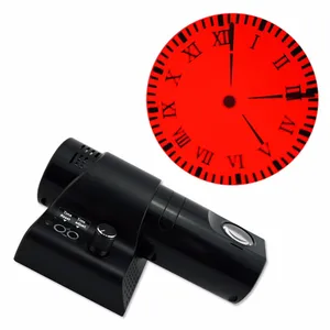 Image of 2018 wall projection 4 color 5w wall led clock projector