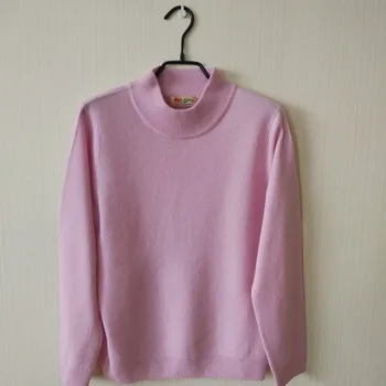 Unique Crewneck Long Sleeve Cashmere Sweater Woman - Buy Long Sleeve Sweater,Unique Sweaters 