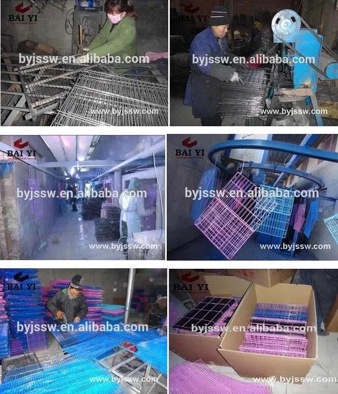 BAIYI Metal Wire Hamster Cage For Sale Free Sample