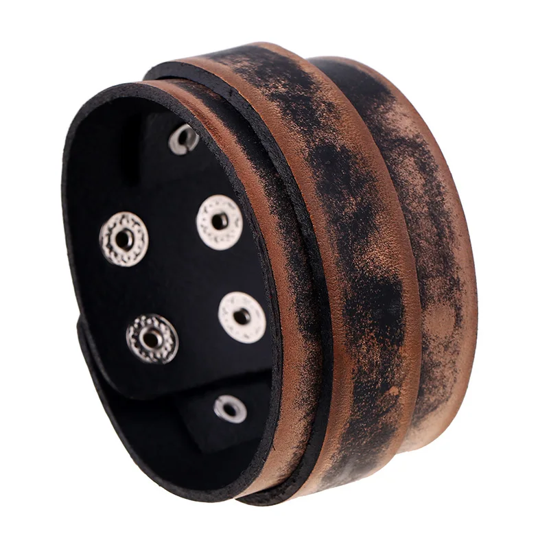 

Customize Personalized Men Bracelet Leather for Wristband, mens leather bracelet