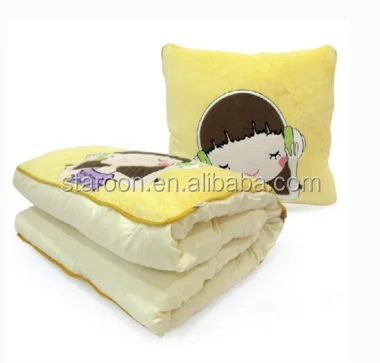 Blanket That Folds Into Pillow We Called Blanket Pillow Or Magic