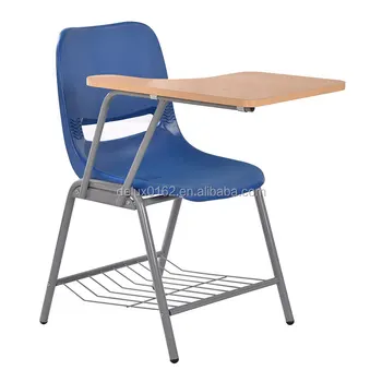 Plastic Blue School Chairs With Tablet Arm /armrest - Buy School Chair ...