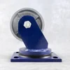 SS China original castor wheel manufacturer plate swivel 100 mm 4 inch cast iron castor wheels