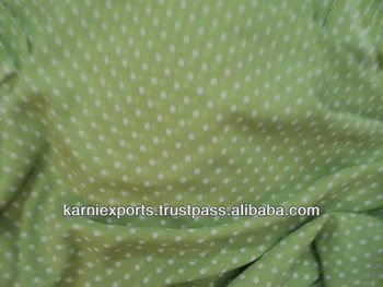 polka dot georgette fabric