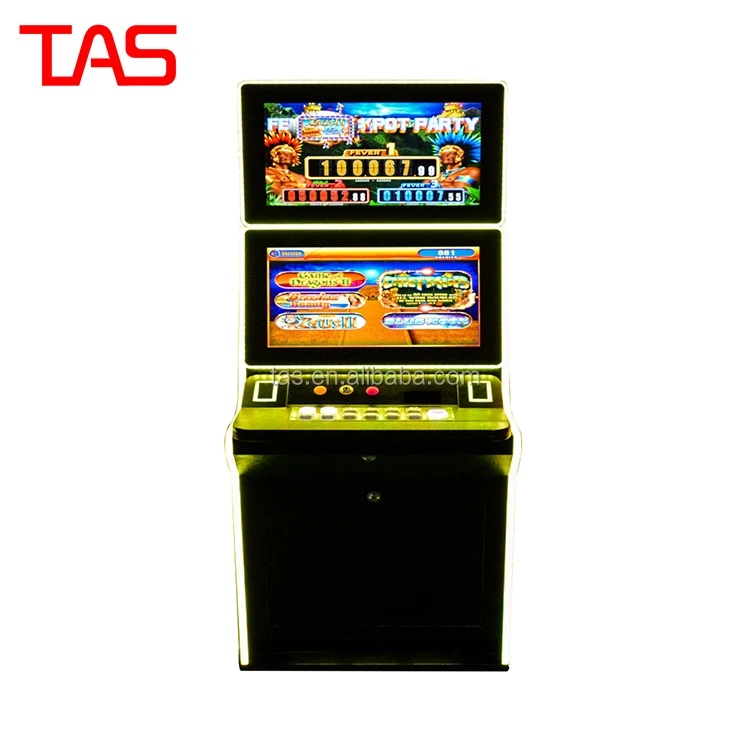 

Good holding Multi Game Slot Machine With Colorful Cabinet And Lights, Customize