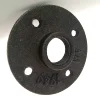 DIY wrought iron with 1/2"-1" black floor flange, nipple, male female coupling