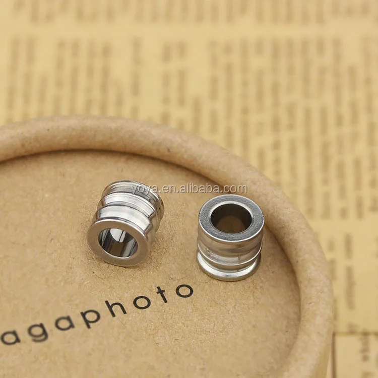 

S629 one bag MOQ stainless steel jewelry stainless steel 9 * 10 MM bead