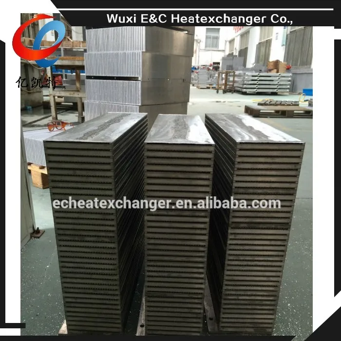 Vacuum Furnace Brazed Aluminum Bar Plate Block for Radiator Core Cooler ...