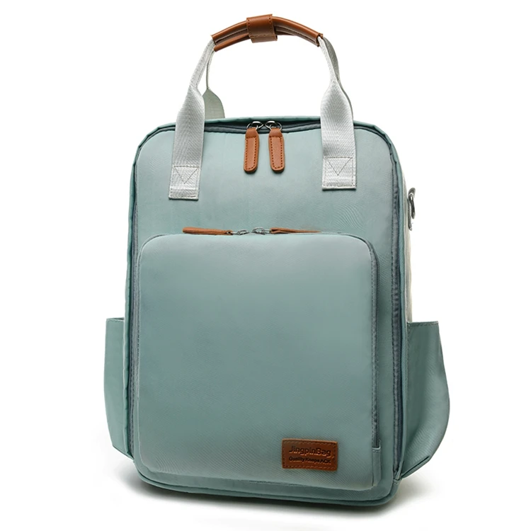 

Wholesale Light Blue Baby Diaper Backpack for Mom, As picture