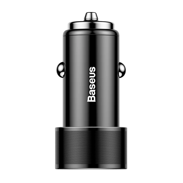 Baseus Mini Dual usb car charger car-styling 2 Port Quick Car Charger for iPhone 7 Samsung