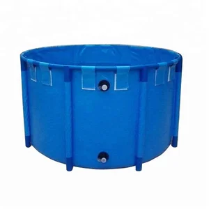 Image of FC1208 Foldable Aquarium Fish Koi Tank with PVC Holder and 600D Thick Fabric