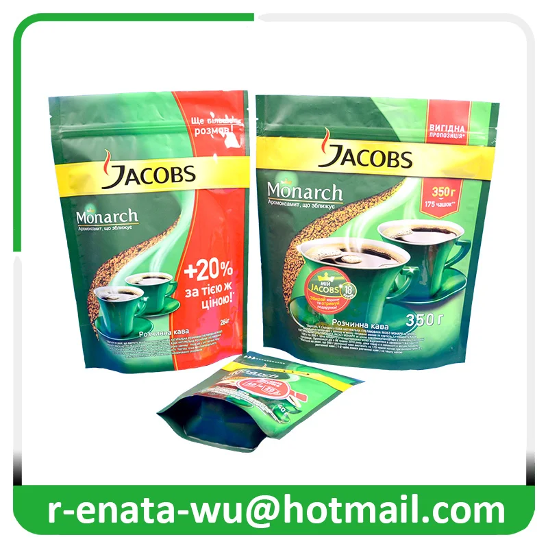 Jacobs coffee packaging bag