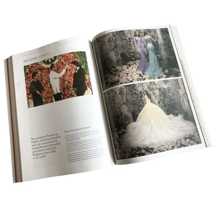
Accept small quantity Hangtong company digital book printing magazine printing service 