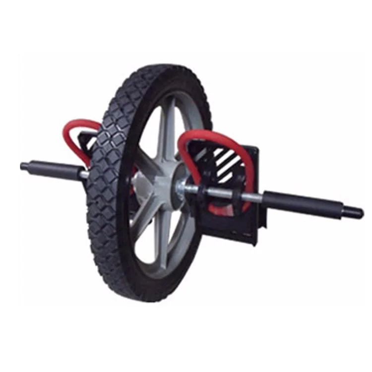 

Body Building Home Gym ab exercise wheel Custom Made Fitness AB Pedal Wheels with Hand Foot Grips