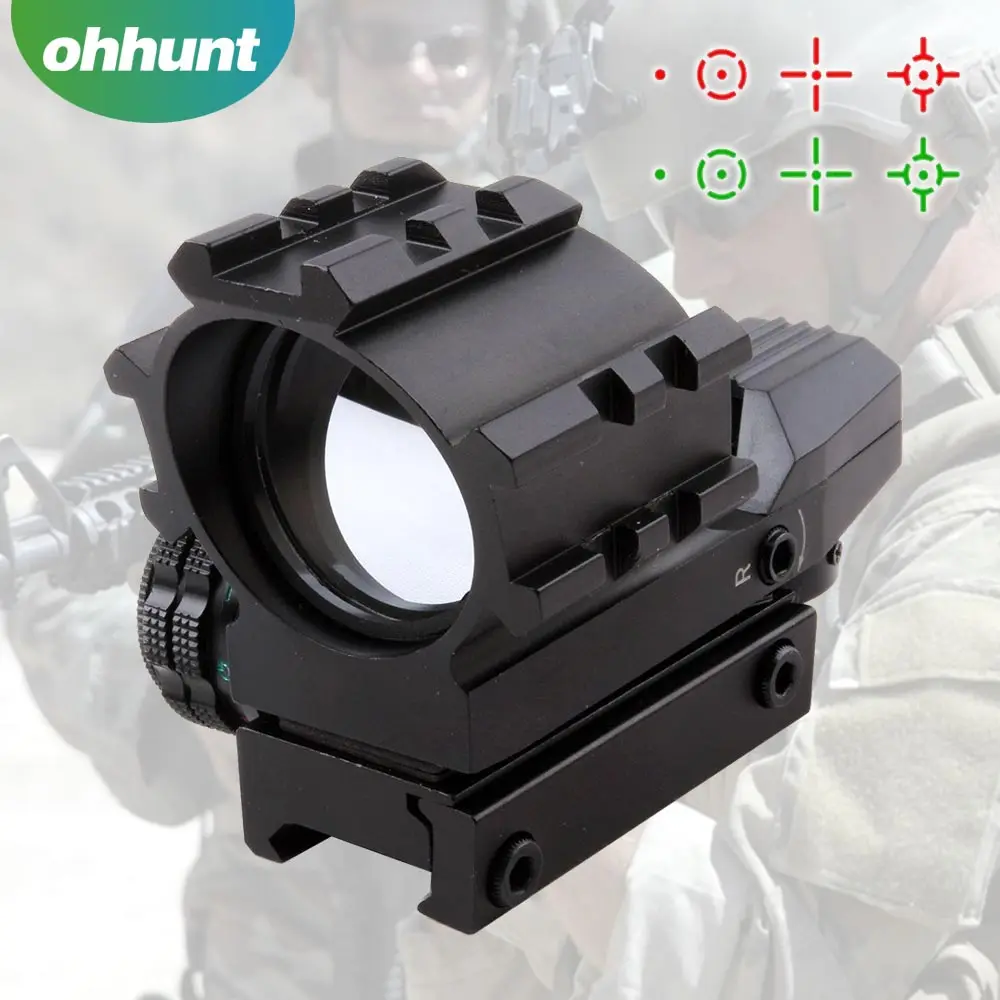 

1x22mm Red Green Point Hunting Red Dot Riflescope Fit for any 20mm Rail, N/a