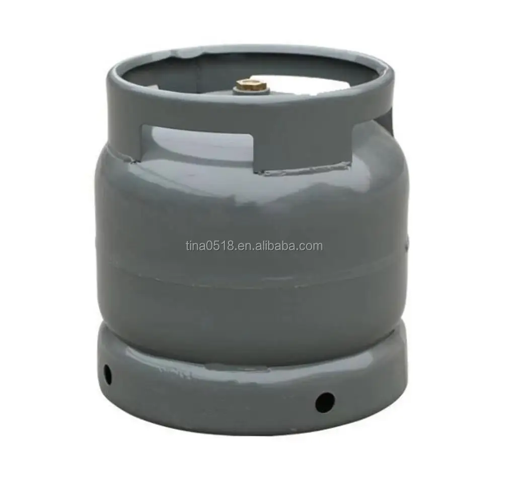 Nigeria Kenya Africa 6kg Refillable Portable Empty Cooking Lpg Gas
