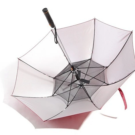 

190t 8 Bone Manual With Fan Rain And Rain Dual-use Umbrellas New Cooling Umbrella Sunscreen Outdoor Windproof