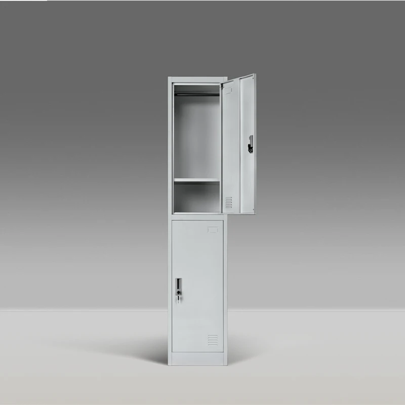 Detachable steel clothing storage 4 door steel almirah design