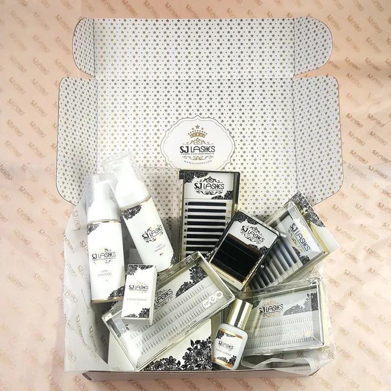 

Wholesale PBT Mink Lashes Custom Logo Accessories For Eyelash Extension Kits