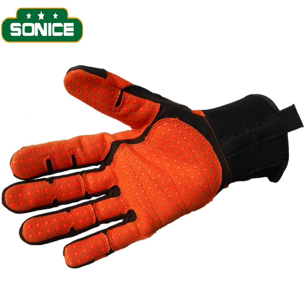 Top Quality Impact Protective Mechanic Gloves For Oil And Gas