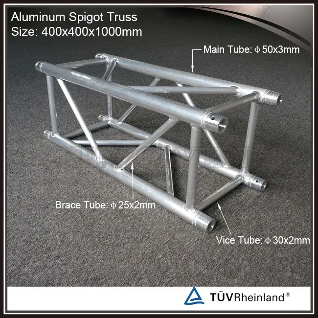 400x400mm spigot beam truss 290mm truss pillar with lift tower