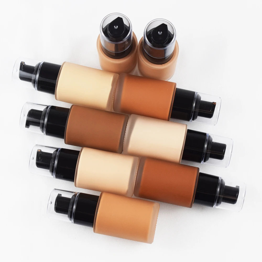 

Private Label High Coverage Long Lasting Liquid Foundation Dark Colors Available, 9 colors