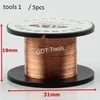 RZM 0.02MM Copper Soldering Solder PPA Enamelled Repair Reel Wire
