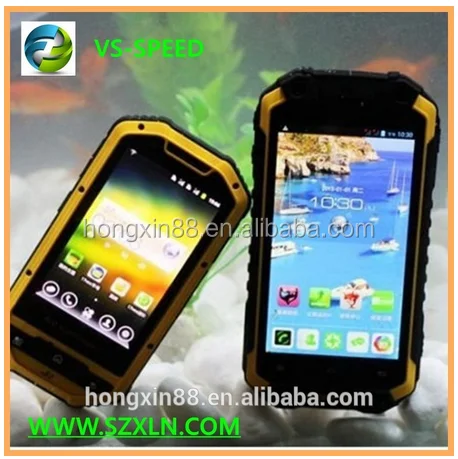 IP68 QUAD CORE SMART MOBILE PHONE WITH GPS S09 waterproof shockproof dustproof cell phone with SIM Cards