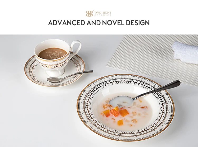 Best Quality Bone China Dinnerware, High Quality Royal Luxury Fine Bone China Dinner Set