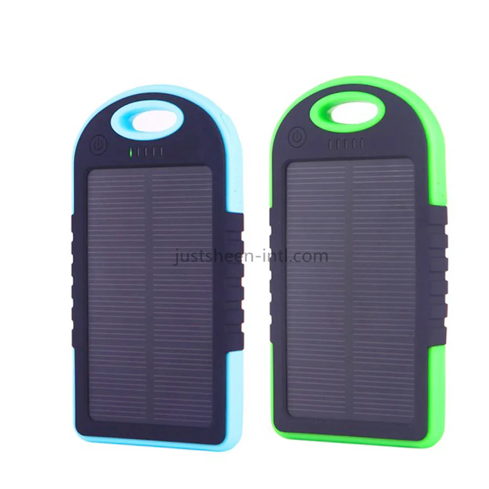 Wholesale Portable Mobile Cell Phone Solar Slim Rohs Power Bank Charger 4000mAh Promotional Best Gift