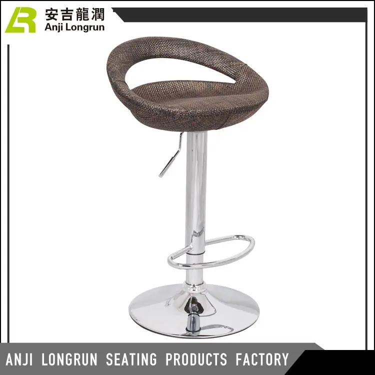 Customized Furniture Fashion Modern Rattan/wicker Bar High Chair With