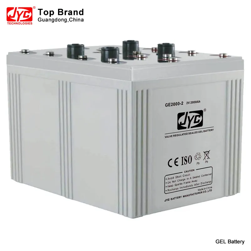 Guangzhou Manufacturer Best Price 2V 2000Ah Gel Battery for Solar Power Storage/UPS/Telecom
