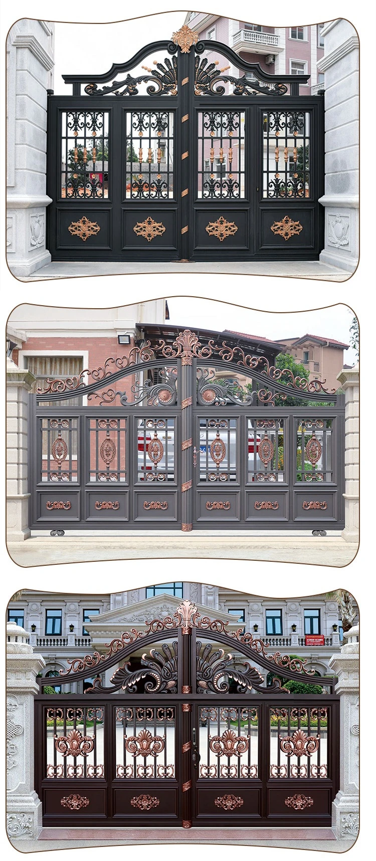 Cbmmart Cheap Modern House Wrought Iron Main Gates Designs Simple Gate