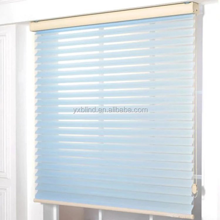 hot selling sheer triple silhouette window shades, Brown,light yellow,multi color optional