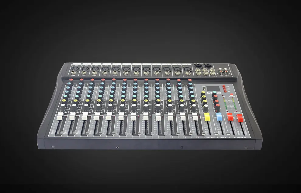 At120s Elm 12 Channel Mixer Outdoor Performance Family Ktv Sound