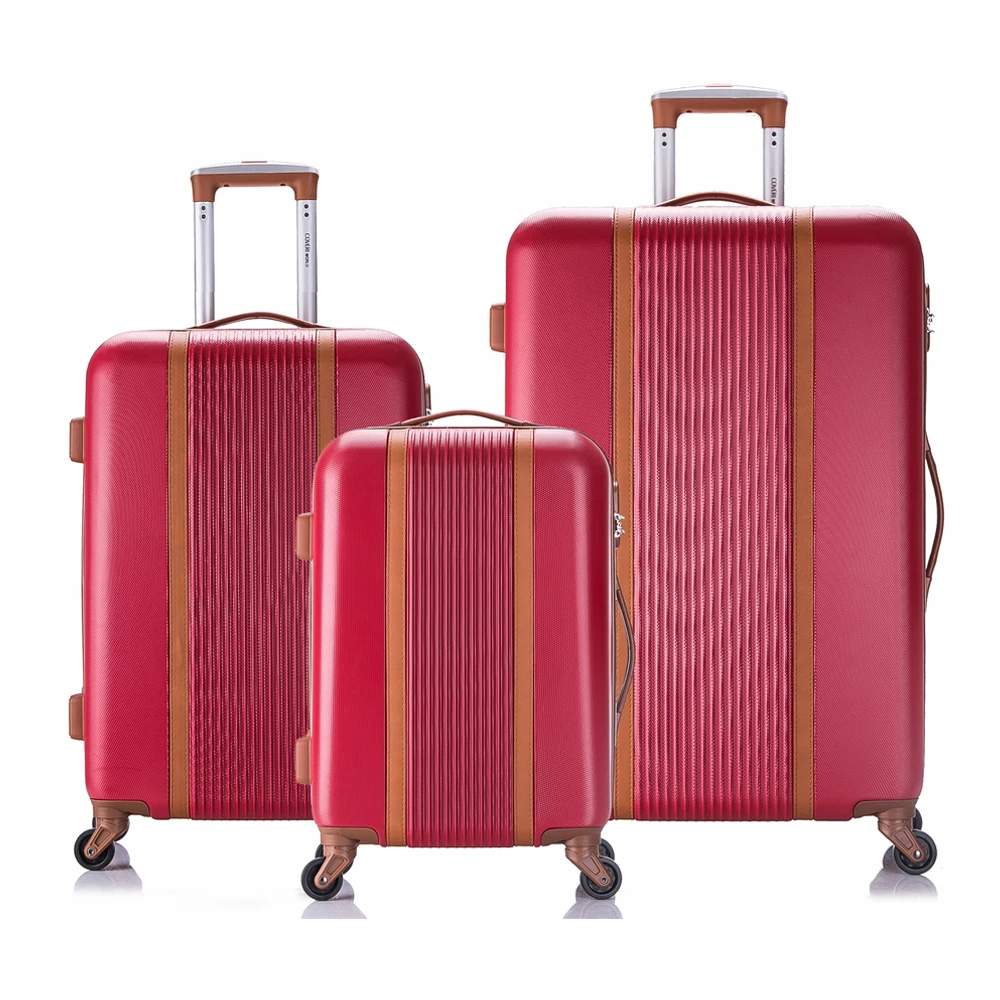 

20 24 28 INCHES Abs trolley luggage set suitcase sets, Customized