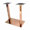 factory direct sale furniture table legs stainless steel durable double tube table base