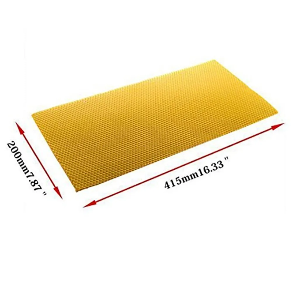 10 Pcs Yellow Honeycomb Foundation Bee Hive Wax Frames Beekeeping Part Sheet Kit 
