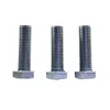 Factory DIN933 Carbon steel grade 4.8 blue and white zinc plated hex bolt M6*10