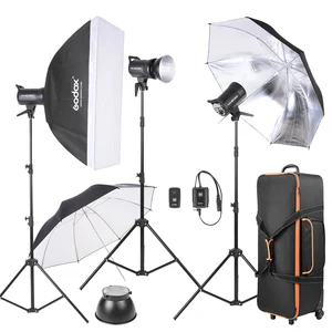 Godox SK300II 900W 3 x 300Ws Bowens Mount Strobe Flash Kit