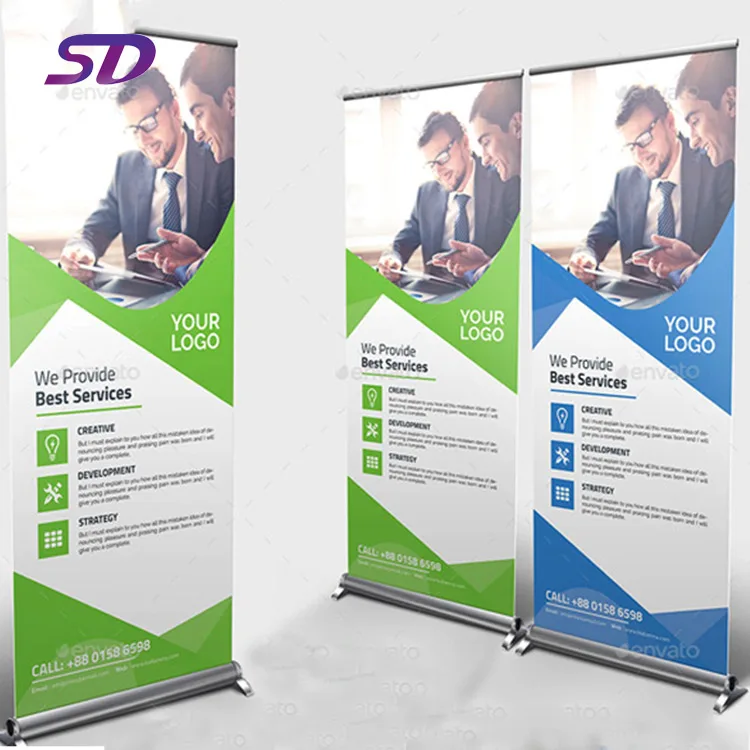 
Trading Display Equipments Portable Retractable Banner Roll Up Banner 