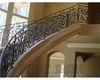 Smooth touch wrought iron stair railing